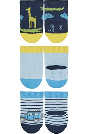 Sterntaler Baby-Jungen Söckchen 3erPack Dschungel Socken, , 18