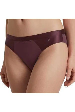 Calida Cate Slip Damen, mit Satin-Blende, besonders weich, femininer Look