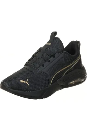 PUMA Unisex X-Cell NOVA FS Straßen-Laufschuh, Black-Gold, 45 EU