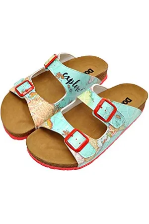 Dogo Damen Stella Sandale, Multicolor, 38 EU