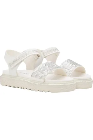 Replay Mädchen Sandalen mit Klettverschluss, Weiß (White Silver 081), 36