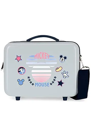 Disney Mickey Kulturbeutel anpassbar mit Umhängetasche, Blau, 29 x 21 x 15 cm, starr, ABS 9,14 l