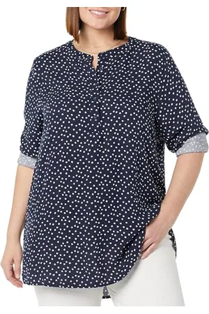 Amazon Damen Gewebte Langarmbluse, , M