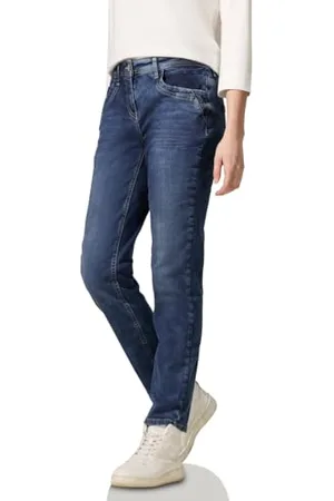 CECIL Style Scarlett Mid Blue Decorated