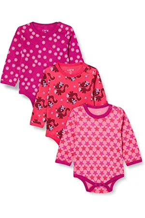 CARE LABEL Baby Body Langarm aus 100% Baumwolle (3er Pack)