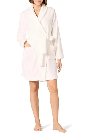 Amazon Damen Mittellanger Bademantel Plüsch (Erhältlich in Übergröße), , L