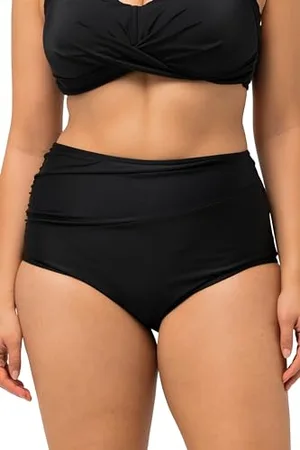 Ulla Popken Damen, große Größen, Bikinihose Miriam, Uni