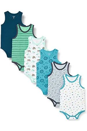CARE LABEL Body Baby Ärmellos, 6er Pack , 50