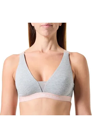 Emporio Armani Damen Iconic Logoband Bralette BH, , M