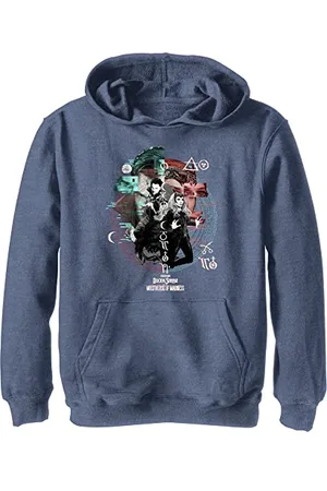 Marvel Jungen Doctor Strange im Multiversum des Wahnsinns Magic Glitch Hoodie, , S
