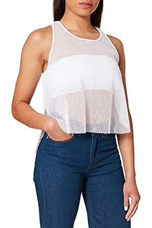 Urban classics Damen TB2025-Ladies Mesh Sport Tank Top, , X-Large (Herstellergröße: XL)