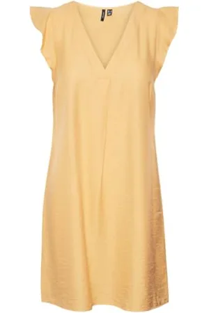 VERO MODA Vmnatja Sl Short Dress WVN Ga