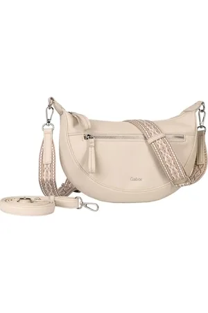 Gabor Bags Silena Damen Umhängetasche Crossbody Bag Mittelgroß Weiß
