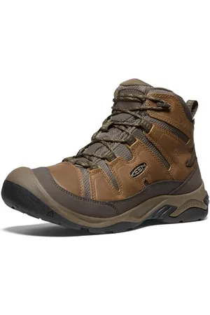 Keen Herren Circadia Mid Waterproof Wanderstiefel, Bison/Brindle, 41 EU