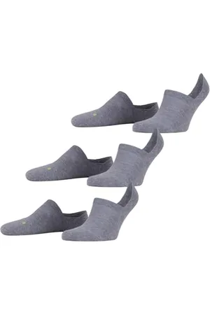 Falke Unisex Füßlinge Cool Kick Invisible Multipack U In weich atmungsaktiv schnelltrocknend unsichtbar einfarbig 3 Paar, , 39-41