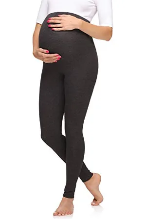 Merry Style Damen Lange Umstandsleggings aus Viskose MS10-297 ( , L)