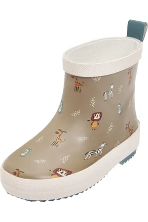 Playshoes Gummistiefel Halbschaft Wildtiere Unisex Kinder Gummistiefel, , 27 EU