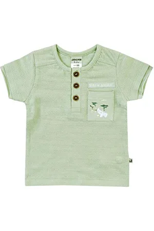 Jacky T-Shirt für Jungen, Größe: 68, Alter: 4-6 Monate, Adventure Boy, Pistazie (Grün), 1219220