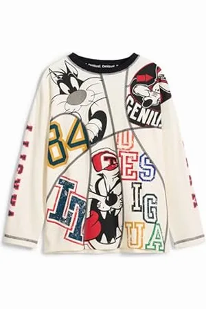 Desigual TS_Apolo_Looney Tunes, 1001 Crudo, 11/12
