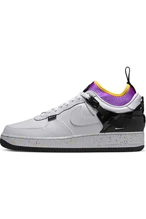 Nike Unisex Undercover Air Force 1 Low Sp Sneaker, Black/White-Grey Fog, 38.5 EU