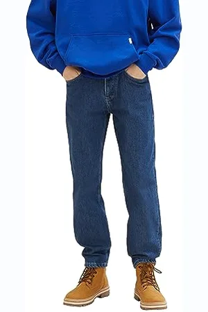 TOM TAILOR Herren 1037647 Loose Fit Jeans, 10113-Clean Mid Stone Blue Denim, 34/32
