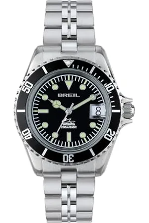 Breil Uhr Herren Manta Heritage Ziffernblatt Bewegung NUR Zeit Quartz e Bracelet Stahl Silber TW2088
