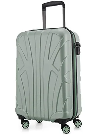 SUITLINE Handgepäck Hartschalen-Koffer Koffer Trolley Rollkoffer Reisekoffer, TSA, 55 cm, ca. 34 Liter, 100% ABS Matt