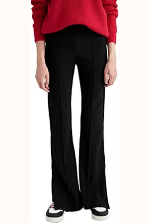 DeFacto Damen Z8275AZ Leggings, Black, 38