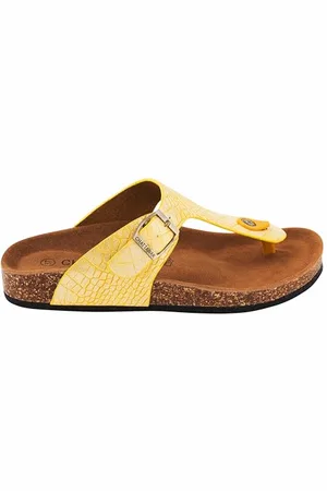 Chattawak Damen 11zeldacrocoyellow 38 Hausschuh, Kroko-Gelb, EU