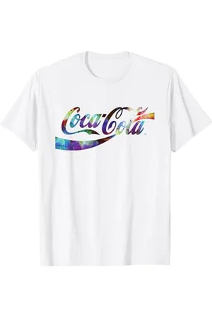 Coca-Cola Coca Cola Buntes Gradient Mist Logo T-Shirt