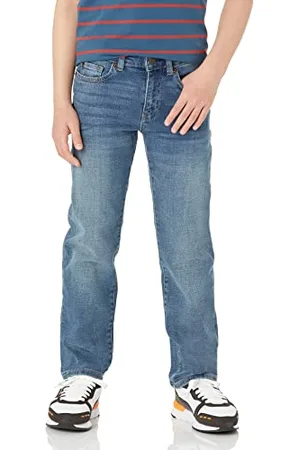 Amazon Jungen Gerade geschnittene Jeans in normaler Passform, , 11 Jahre