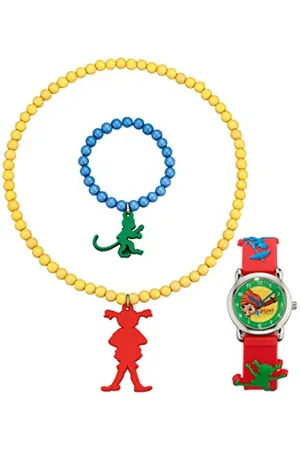 Pippi Mädchen Analog Quarz Uhr mit Silikon Armband PEG211-918