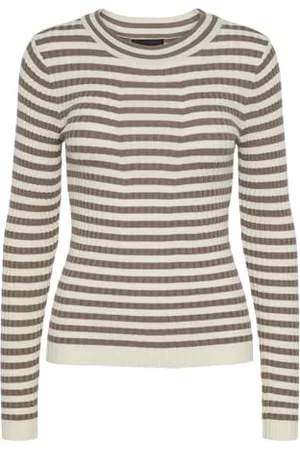 Pieces® Pccrista Ls O-Neck Knit Noos Bc