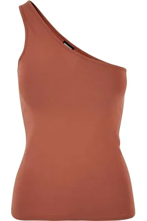Urban classics Damen TB2608-Ladies Asymmetric Top Trägershirt/Cami Shirt, , XL