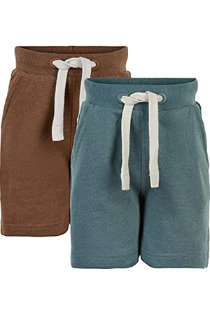 Minymo Jungen Basic Sweat Short (2-Pack) Trainingshose, , 152