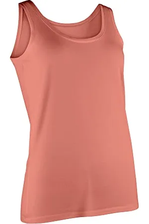 Nur Die Bambus Tank-Top Relax & Go Basic mit Rundhals-Ausschnitt Sommer Shirts Oberteile Damen