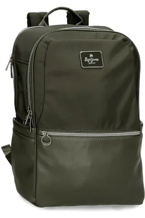 Pepe Jeans Christine Rucksack für Laptop 39,6 cm (15,6 Zoll), , 29 x 40 x 11 cm, Polyester mit Kunstlederdetails, 15,6 l, von Joumma Bags, , Talla única, Laptop-Rucksack