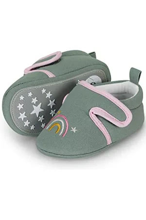 Sterntaler Baby Mädchen Krabbelschuhe Baby Babykrabbelschuh Wolke - Krabbelschuhe Baby - mit rutschfester Sternensohle - , 19-20 EU