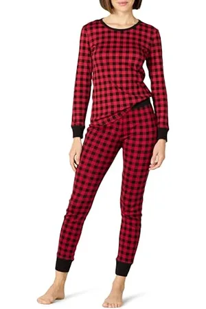 Amazon Damen Anschmiegsames Pyjama-Set Aus Baumwolle (In Übergröße Erhältlich), , XXL