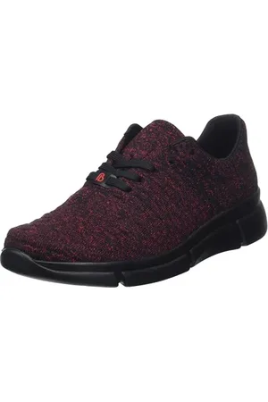 Berkemann Damen Pinar Sneaker, Bordeaux/schwarz, 36 1/3 EU