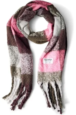 Street one Damen A572485 Karierter Madras Schal,Mehrfarbig,A
