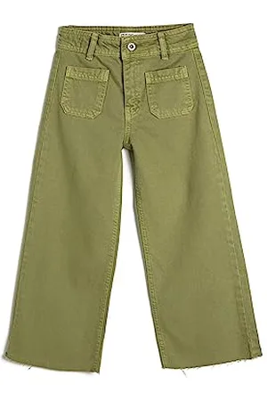 Koton Girls Wide Leg Jean - Pocket Detail Cotton