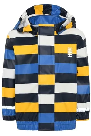 KABOOKI Baby-Jungen Lego duplo Streifen Justice 102 Regenjacke, , 86