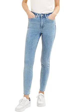 TOM TAILOR Damen 1035420 Extra Skinny Janna Jeans, 10119-Used Mid Stone Blue Denim, 30