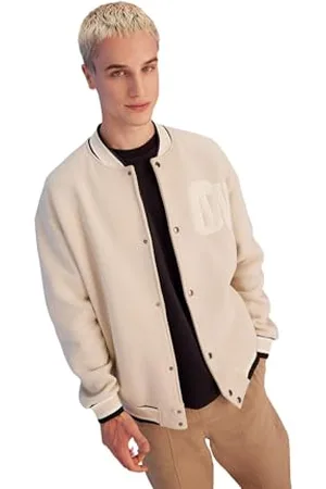 DeFacto Herren Pullover & Strickjacken - Stilvolle Strickjacken für Herren Oversize Fit Bomber