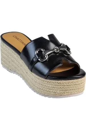 Chattawak Damen 18hchloenoir41 Sandale mit Absatz, , 41 EU