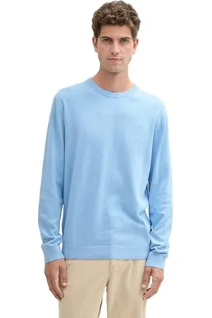 TOM TAILOR Herren Strickpullover mit Crewneck