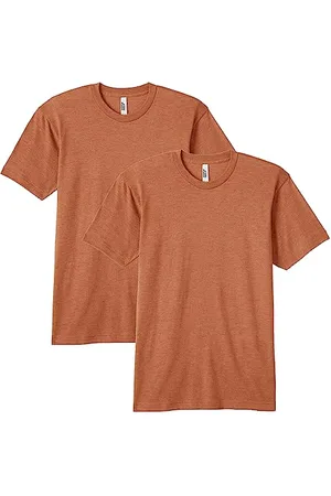 American Apparel Unisex-Erwachsene Tri-Blend Track T-Shirt, Stil Gtr401, 2er-Pack, , L