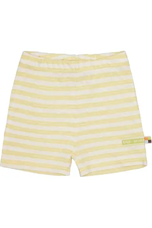 loud + proud Short Ringel mit Leinen, aus Bio Baumwolle, GOTS Zertifiziert