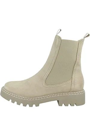 Tamaris Damen 1-1-25455-29 Chelsea Stiefel, Beige Uni, 40 EU